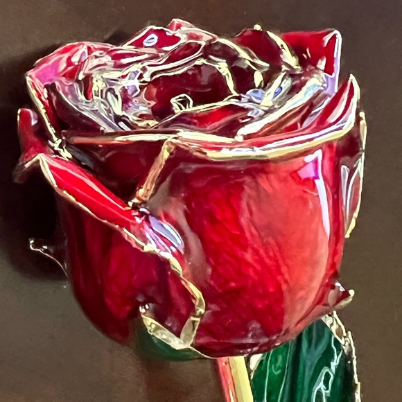 DeFaith 24k Gold Finish Rose - Picture 6 of 9